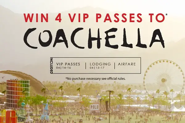 Carrera Coachella Music Festival Tickets Giveaway