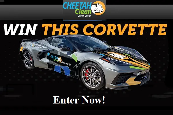Cheetah Clean Corvette Sweepstakes: Win 2023 Chevrolet Corvette Stingray
