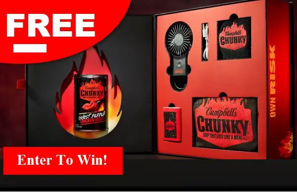 Campbell's Chunky Ghost Pepper Soup Kit Sweepstakes (212 Winners)