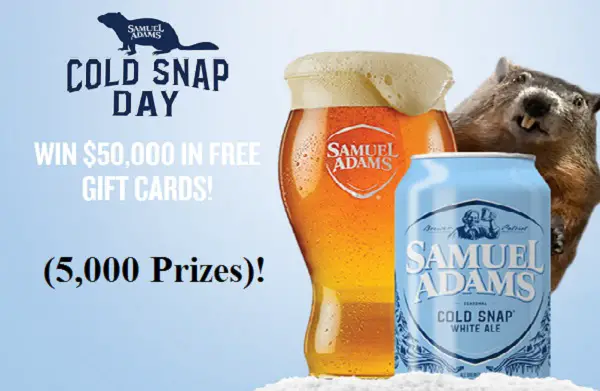 Cold Snap Day Beer Giveaway (5000 Winners)