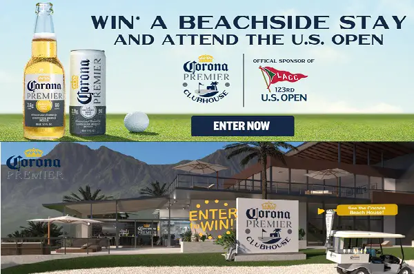 Corona USA Premier Golf Giveaway: Instant Win Golf Vacation in Los Angeles Beach House