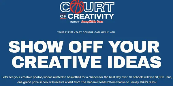 Court Of Creativity Contest: Win Lunch & $1,000 For Charity