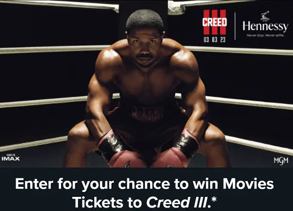Win Creed 3 Movie Tickets Giveaway (180 Winners)