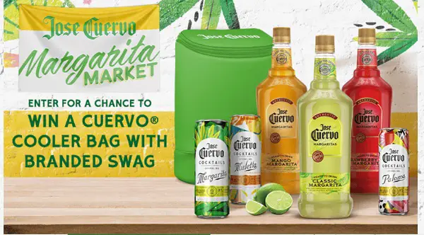 Cuervo Margarita Market 2023 Sweepstakes: Win Cooler Bags & Free Cocktails (Monthly Prizes)