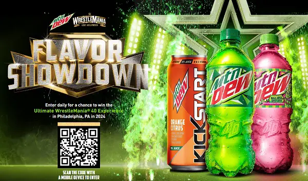 Dew WWE Instant Win Game Sweepstakes: Win a Trip to Wrestlemania® 40 2023 & More