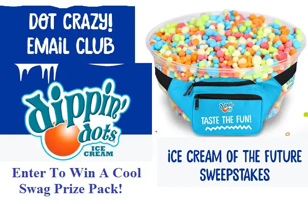 Dippin’ Dots Ice Cream Sweepstakes: Win Free Merchandise Package (80+ Winners)
