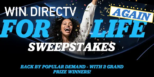 Win Directv Service for Life Sweepstakes (2 Winners)