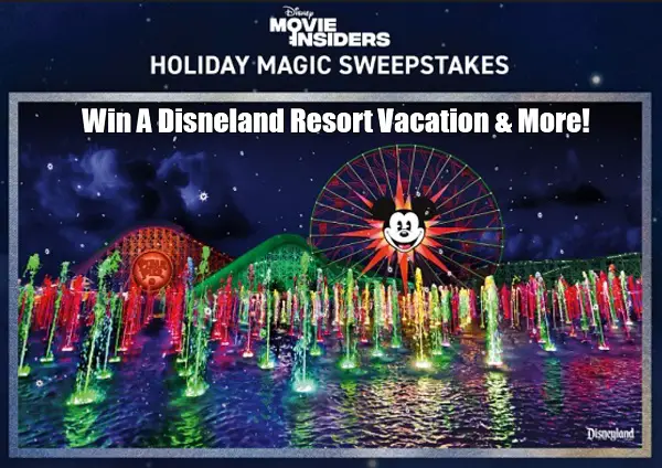 Disney Movie Insider’s Holiday Giveaway: Win Family Vacation at Disneyland Resort & More