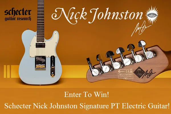 Win a Schecter Nick Johnston Signature Electric Guitar Giveaway