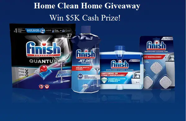 Finish Dishwashing $5K Cash Giveaway