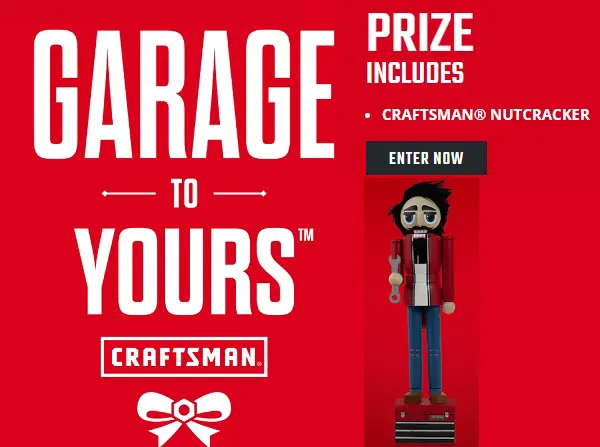 Free CRAFTSMAN Nutcraker Giveaway (22 Winners)