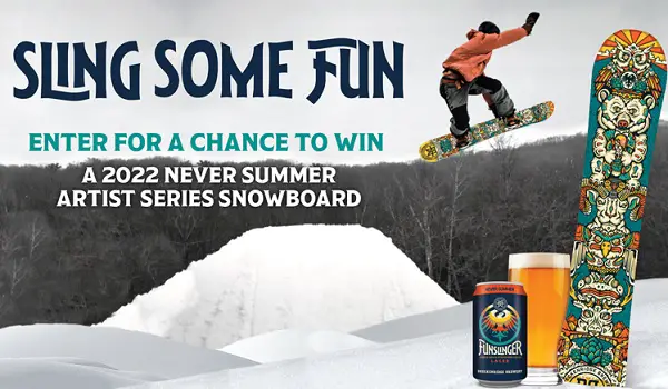 Breckenridge Brewery Funslinger Giveaway: Win A Free Snowboard (12 Winners)