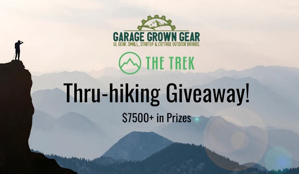 Thru-hiking Giveaway: Win $7500 In Prizes (8 Winners)