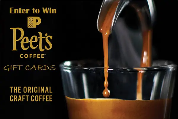 AARP $10 Peet’s Coffee Gift Card Giveaway