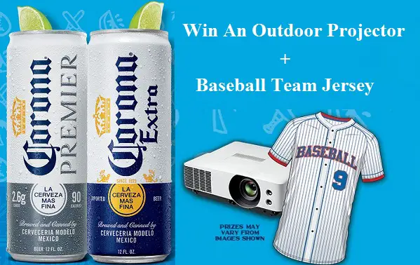 MLB Sweepstakes: Win a Baseball Team Jersey & Free Projector Set