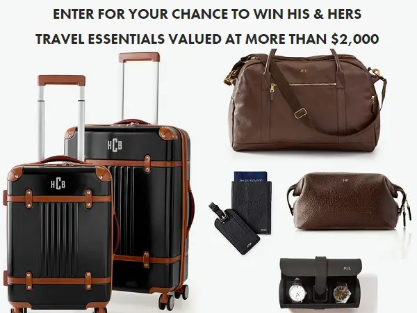 The Lovers’ Escape Giveaway: Win Mark & Graham Travel Essentials