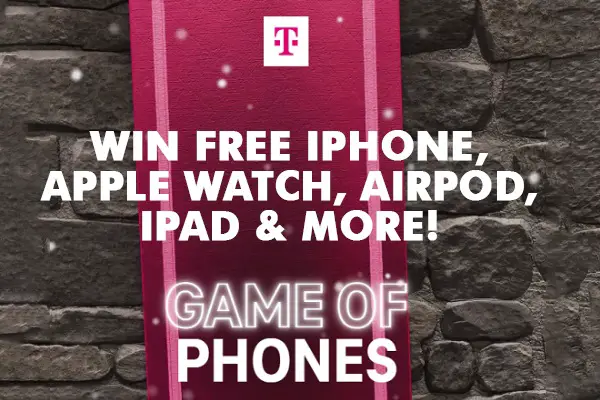 T-Mobile Holiday Sweepstakes: Win Free iPhone, Apple Watch, AirPod, iPad & More