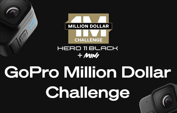 GoPro Million Dollar Challenge: Win $1 Million Cash Prize (100 Winners)