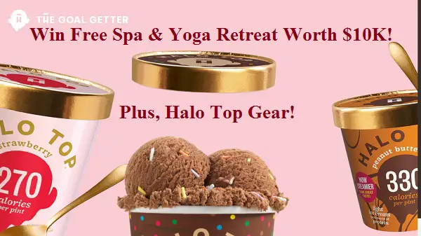 Halo Top Goal Getter Sweepstakes: Win $10K Cash for Free Spa and Yoga & More