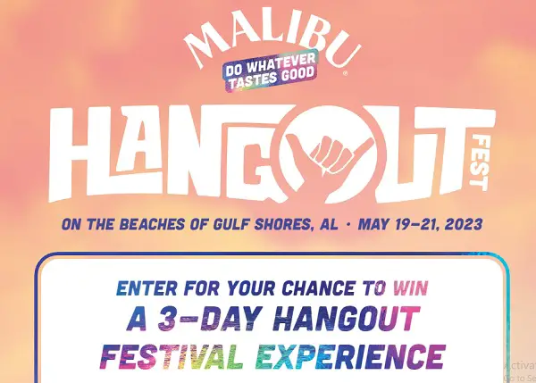 Malibu Rum Hangout Festival Free Ticket Giveaway