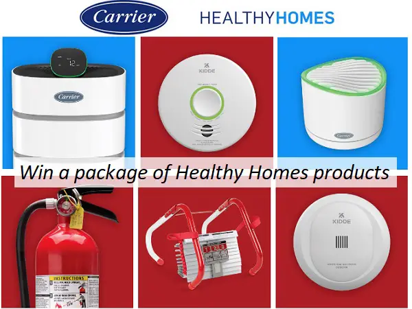 Carrier Healthy Homes Giveaway: Win Free Home Safety Products