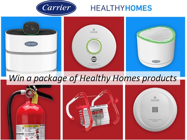 Carrier Healthy Homes Giveaway: Win Free Home Safety Products