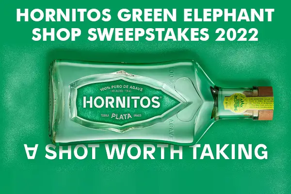Win Hornitos Green Elephant $25 Gift Cards Giveaway (500 Winners)