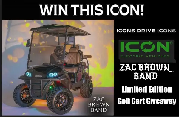 Iconev Win ZBB Limited Edition Golf Cart Giveaway