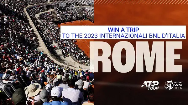 Win a Trip to 2023 Italian Open Internazionali BNL D’italia in Rome
