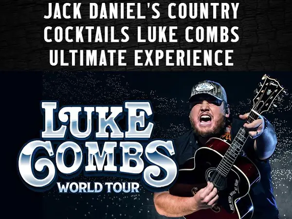 Jack Daniel’s Luke Combs concert Tickets Giveaway