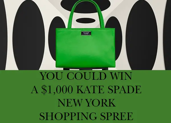 Kate Spade 30th Anniversary Campaign: Win $1000 Shopping Spree (Monthly Winners)