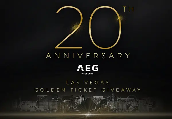 Tunespeak Golden Tickets Giveaway: Win Tickets up to 20 Shows in Las Vegas (20+ Winners)