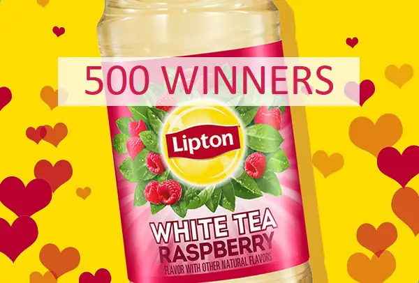 Lipton White Tea Raspberry Giveaway: Win Free Lipton Prize Pack (500 Winners)