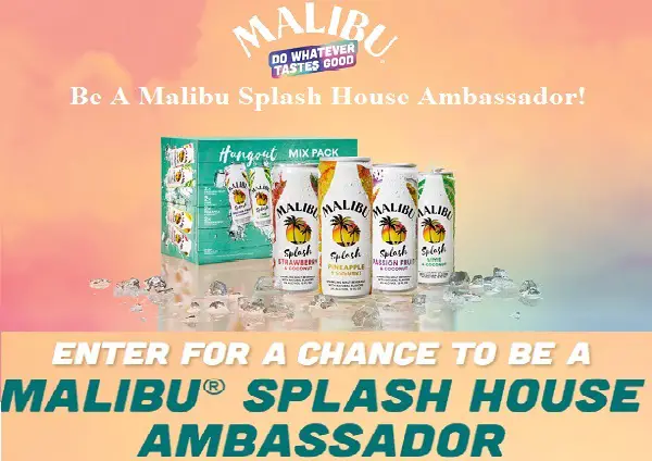 Malibu Splash House Contest: Win a Free Vacation at Beach House (2 Winners)