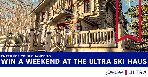 Michelob Ultra Ski Haus 2023 Sweepstakes: Win Free Vacation