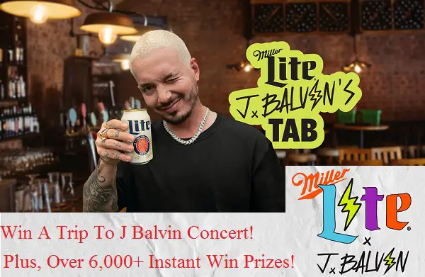 Miller Lite J Balvin Concert Giveaway: Instant Win Trip, Free Cash Prize & More