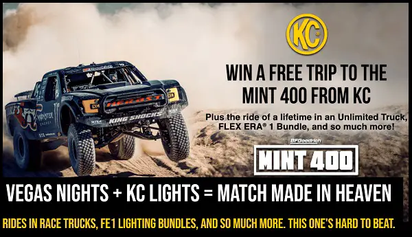 2023 Mint 400 Giveaway: Win A Trip to Los Angles, Free VIP Packages & More
