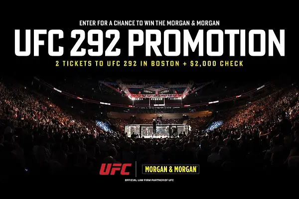 Morgan UFC 292 Trip Giveaway: Win a Trip to Boston & Free Concert Tickets