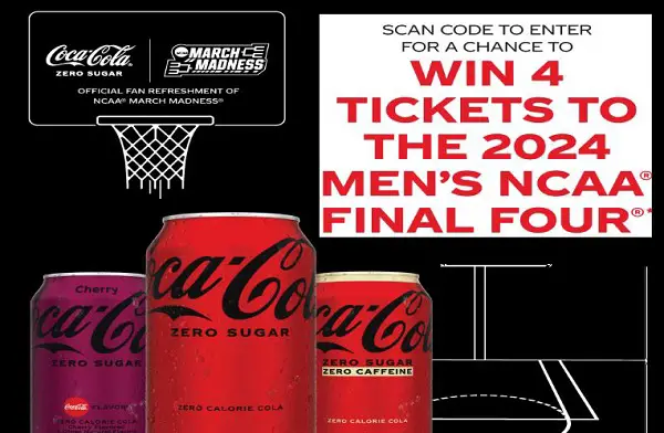 Coca-Cola 2024 Men’s Final Four Giveaway: Win Tickets To NCAA Men’s Basketball & $1,000 Gift Card