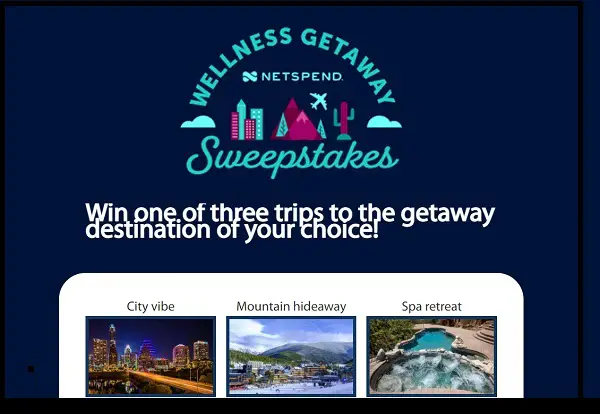 Netspend Giveaway: Win Free Trip of Your Choice (3 Winners)