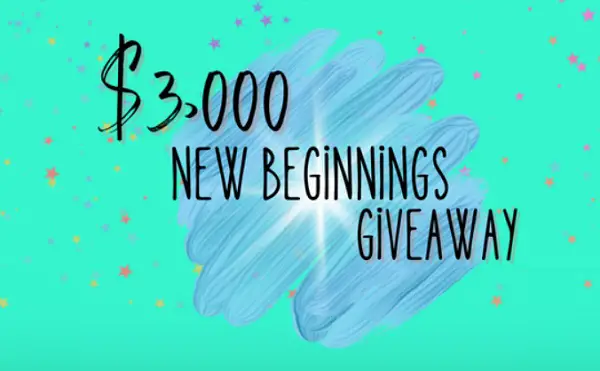 Win $3000 Cash for New Year!