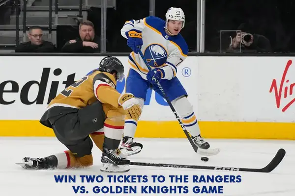 New York Rangers Game Tickets Giveaway