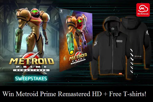 My Nintendo Metroid Prime Video Game Sweepstakes (10 Winners)