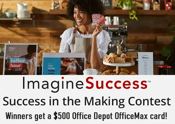Office Depot Imagine Success Contest: Win $500 Gift Card (16 Winners)