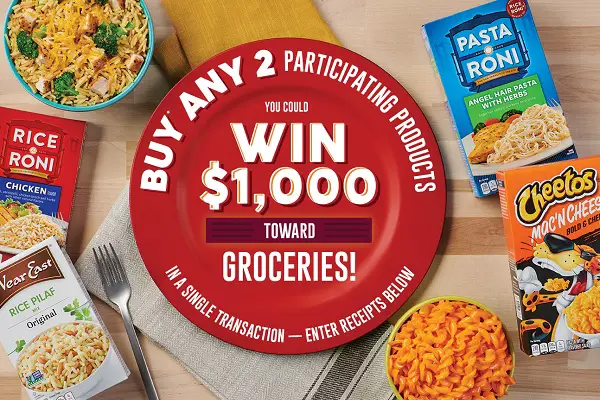 One Grand Sweepstakes: Win $1000 For Groceries! (42 Winners)
