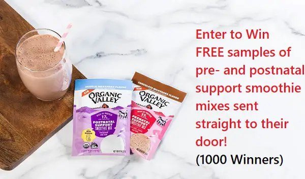 Organic Valley Instant Win Sweepstake: Win Free Coupon & More (1000 Winners)