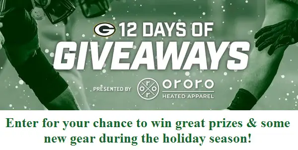 Packers 12 Days of Giveaways: Win $4K+ in Daily Prizes for Holiday
