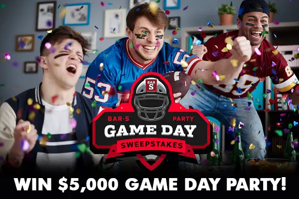 Game Day Party Sweepstakes: Win $5,000 Free Gift Cards (3 Winners)