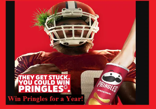 Pringles Stuck in Big Game Sweepstakes: Win Free Pringles for a Year (1,000 Winners)