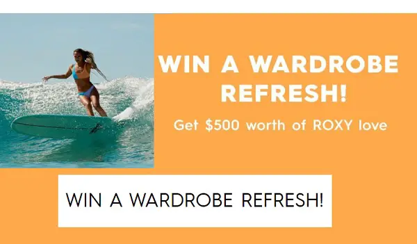 Roxy Wardrobe Giveaway: Win $500 Voucher